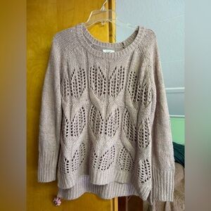 Women's Knit Sweater - Taupe